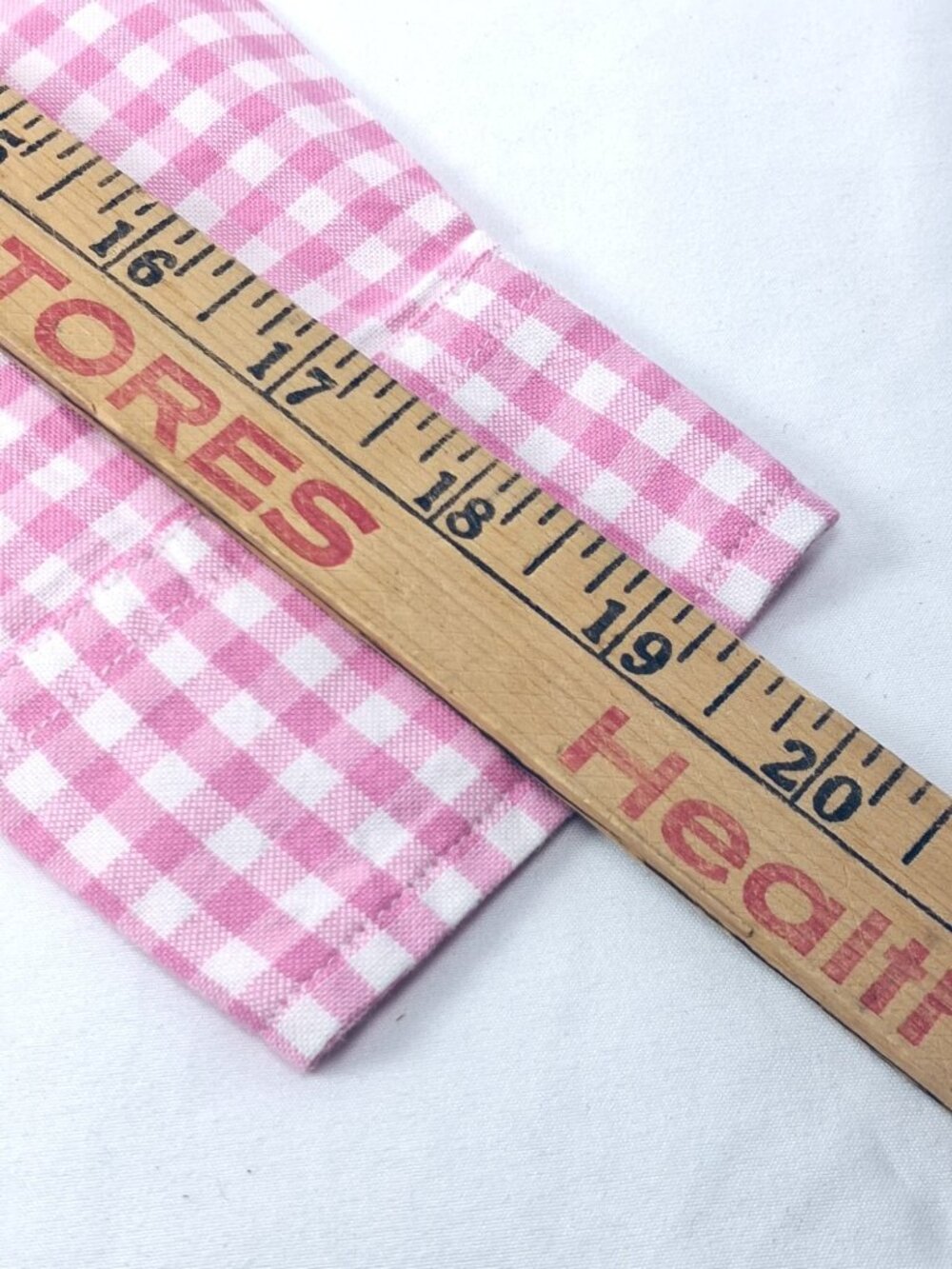 NWT Ralph Lauren Pink White Classic Gingham Cotton Poplin Boys Size M (10-12) - Picture 6 of 11